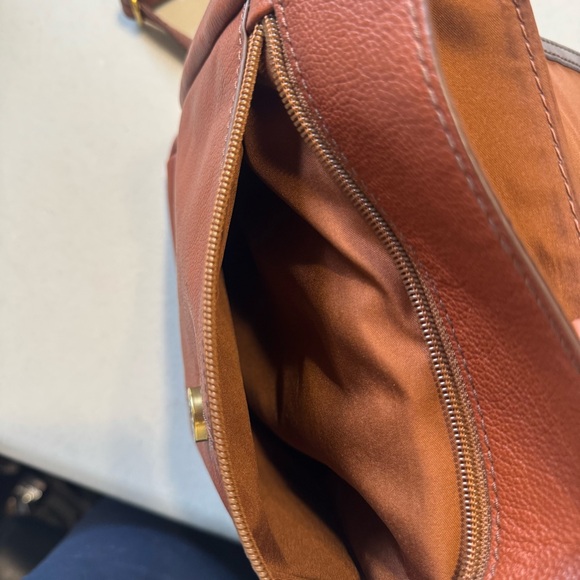 Fossil Tan Leather Backpack - Picture 5 of 5